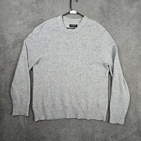 AllSaints Other - AllSaints Small Hane Crew Sweater Grey Marled‎ Oversized